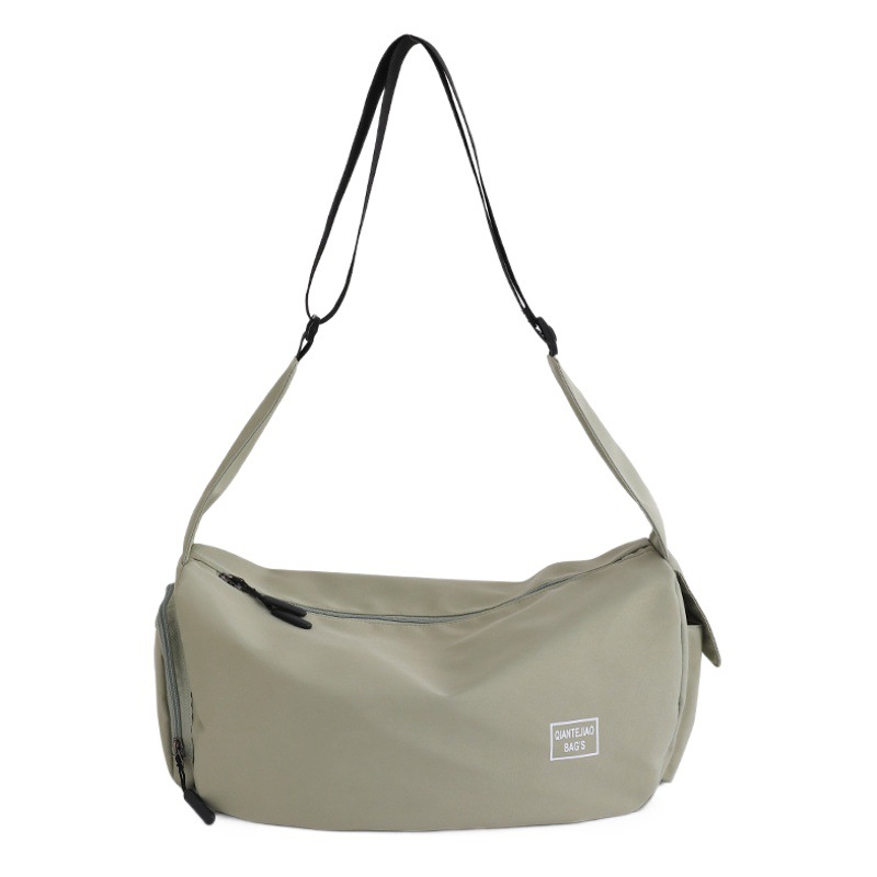 Sports Storage Bag with Wet and Dry Separation, Women's Fitness Bag, Large Capacity Nylon Crossbody Travel Bag, Can Be Printed with Logo