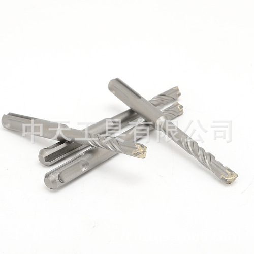 Tianzhongtian Cross Electric Hammer Drill Bit Square Shank Round Shank Impact Drill Bit Through Wall Reinforcement Expansion Screw Hole Cross Drill Bit