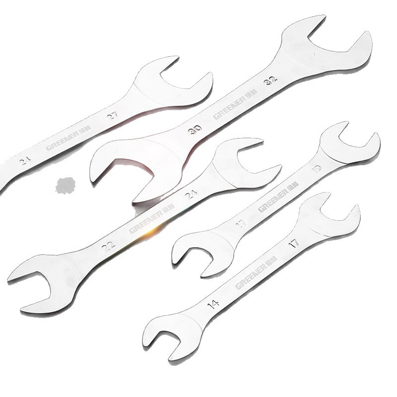 Green Forest Llave delgada Llave de Doble cabeza Abierta llave sólida 3mm de doble propósito tubo de aceite 6/8/10 pequeña llave herramientas de hardware multiusos