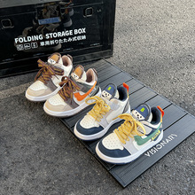 儿童板鞋卡通时尚2025秋冬季新款韩版女童休闲鞋软底男童跑步鞋