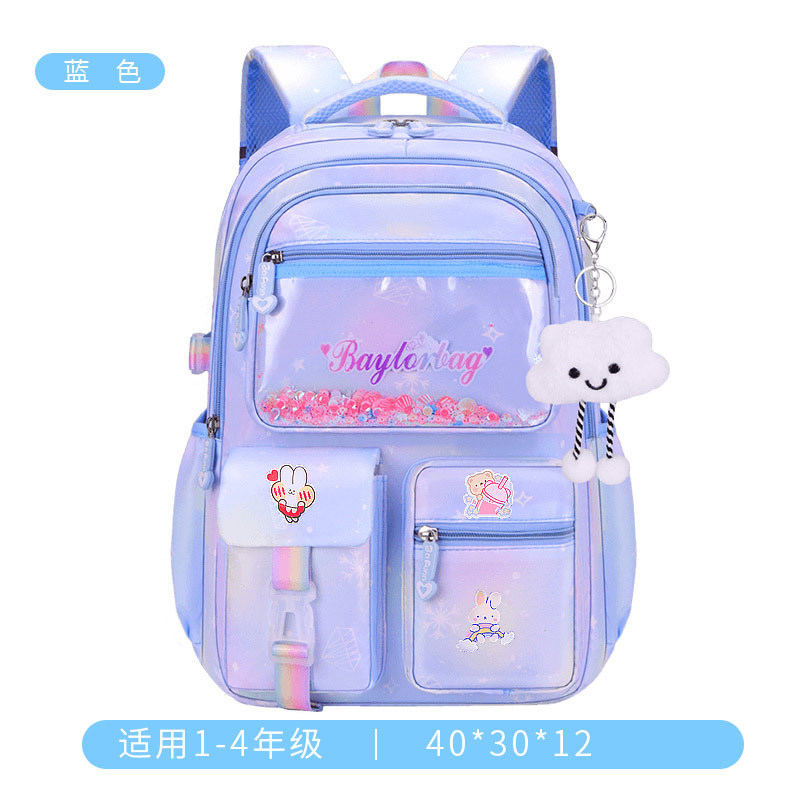 Nueva escuela secundaria femenina 1 - 3 - 6 - 9 grados mochila de estudiantes de primaria 6 - 12 - 18 años de edad mochila de hombro