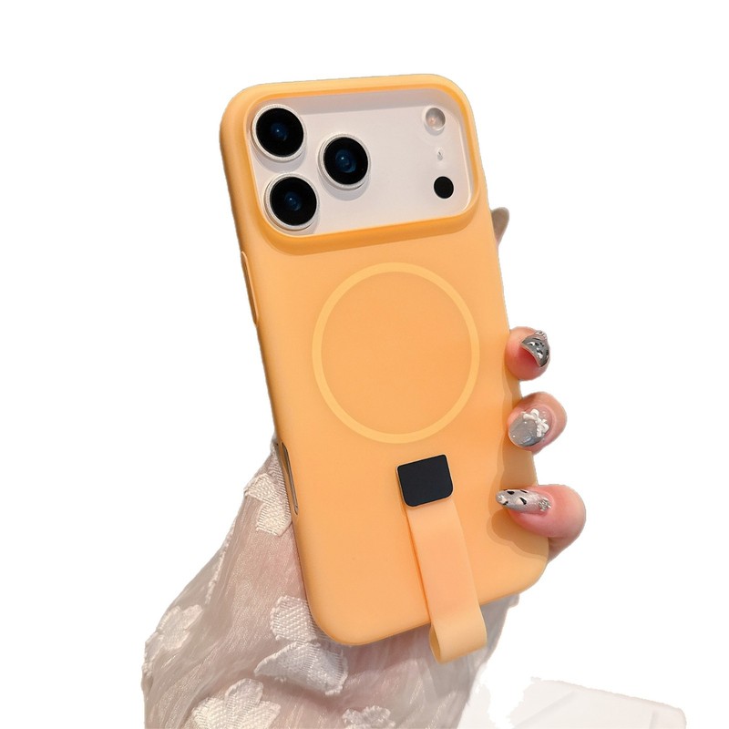 适用iPhone17糖果磁吸手机壳苹果16指环挂绳肤感超薄15防摔保护套|undefined