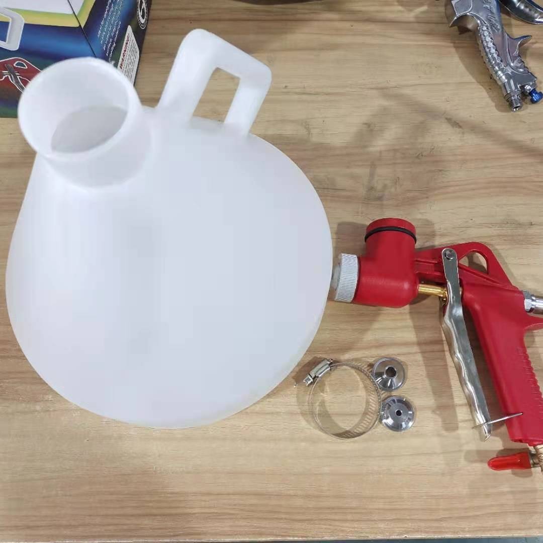 弹涂王喷枪6L真石漆喷涂枪塑料/铝壶水泥砂浆硅藻泥腻子批发跨境