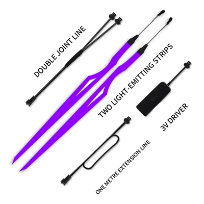 Light Network Red Led — Cold light sheet - purple