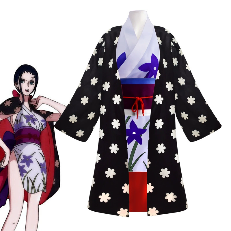 Кросс-бордер One Piece Ghost Island Робин кимоно COS сервис двухмерное аниме Nicole Robin Cosplay одежда