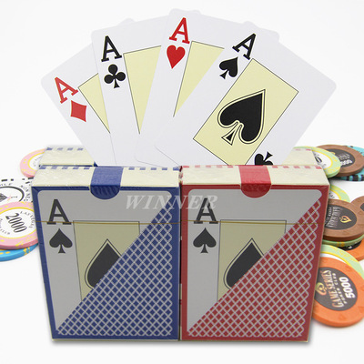 德州专用扑克塑料PVC防水可水洗扑克加厚磨砂手感耐用耐折|ms