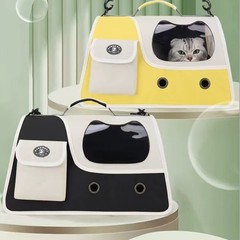 猫用ポータブル外出バッグ、ペットバッグ、犬用外出用ポータブルハンドバッグ、多機能軽量猫ケージ