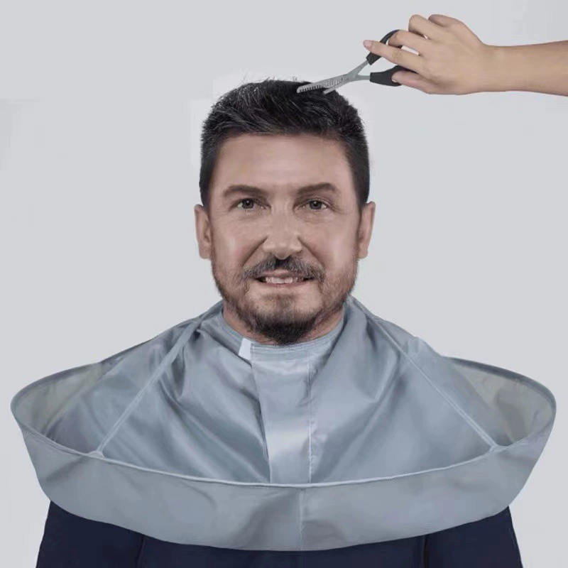 В наличии Новый утолщенный непромокаемый плащ для стрижки среднего размера для стрижки шарф для снятия волос 60 см