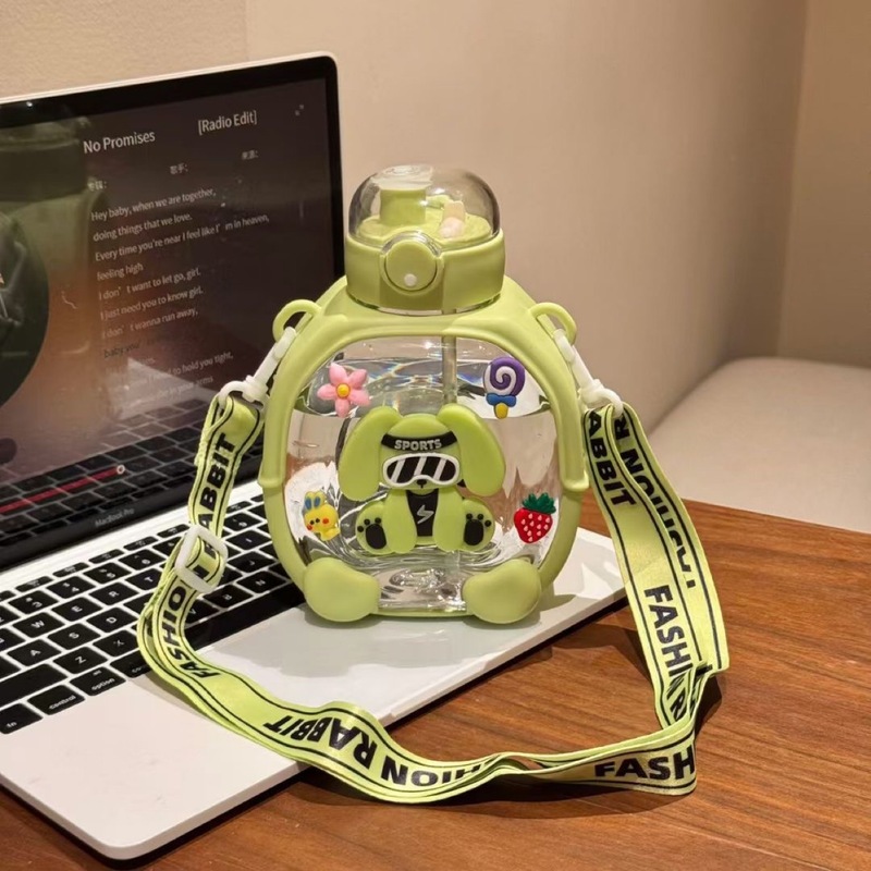 学校用夏の子供用ウォーターカップ、かわいいネット有名人、超大容量スポーツウォーターカップ、高見えする二重飲み口|undefined