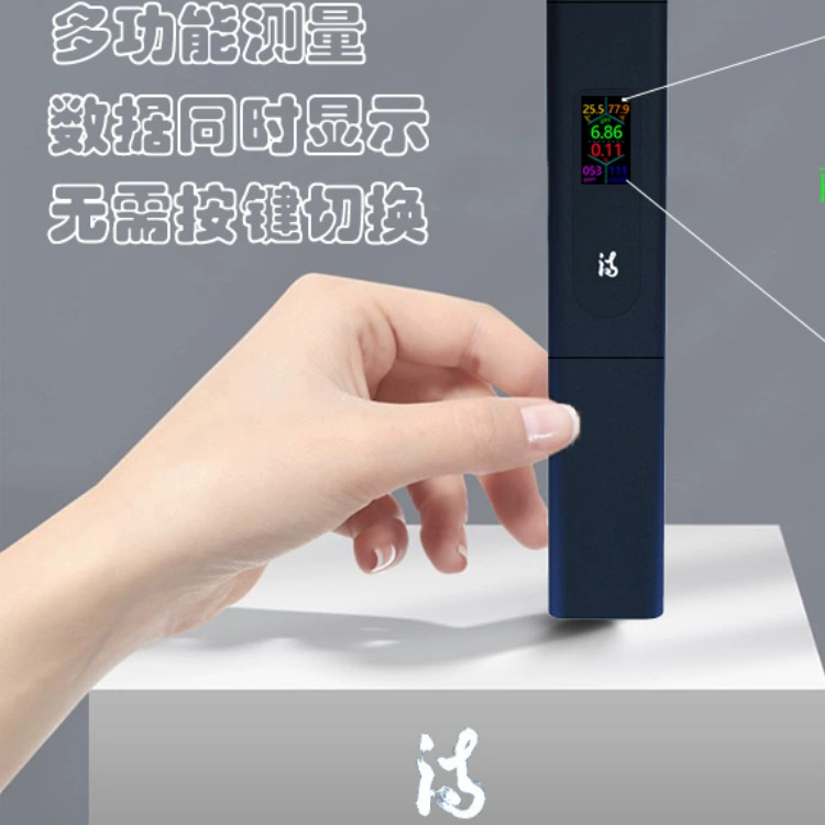 Измеритель солености пять в одном анализатор качества воды зарядка ph тестовая ручка TDS тест качества воды ручка проводимость EC метр