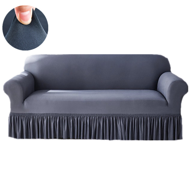 Milk Silk Skirt-dark gray