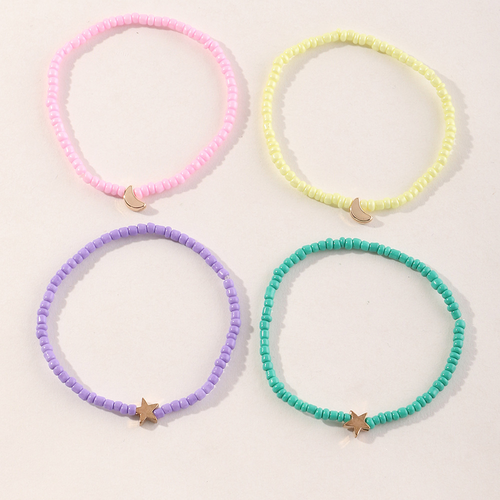 All Seasons Season Kid'S Gender Wholesale Jewelry Beach Geometric Resin Anklet