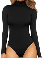 F 73057 Leopard Print Bodysuit Long Sleeve ����������