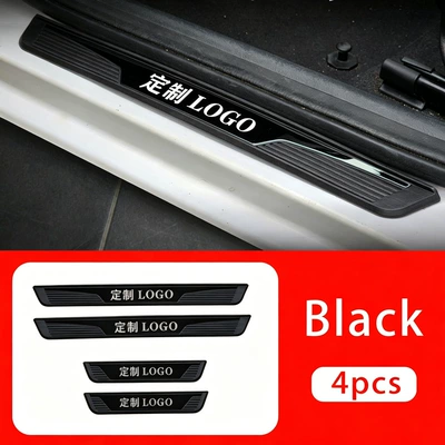 Suitable for Universal Use on Dekorativ pedal başlıqları - type-b-plastic-threshold-strip-black-gemstone