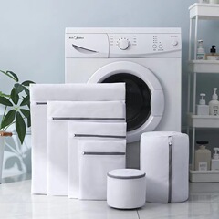 廠供灰拉鏈細網洗衣袋套裝機洗專用洗衣袋文胸內衣洗護收納袋批發