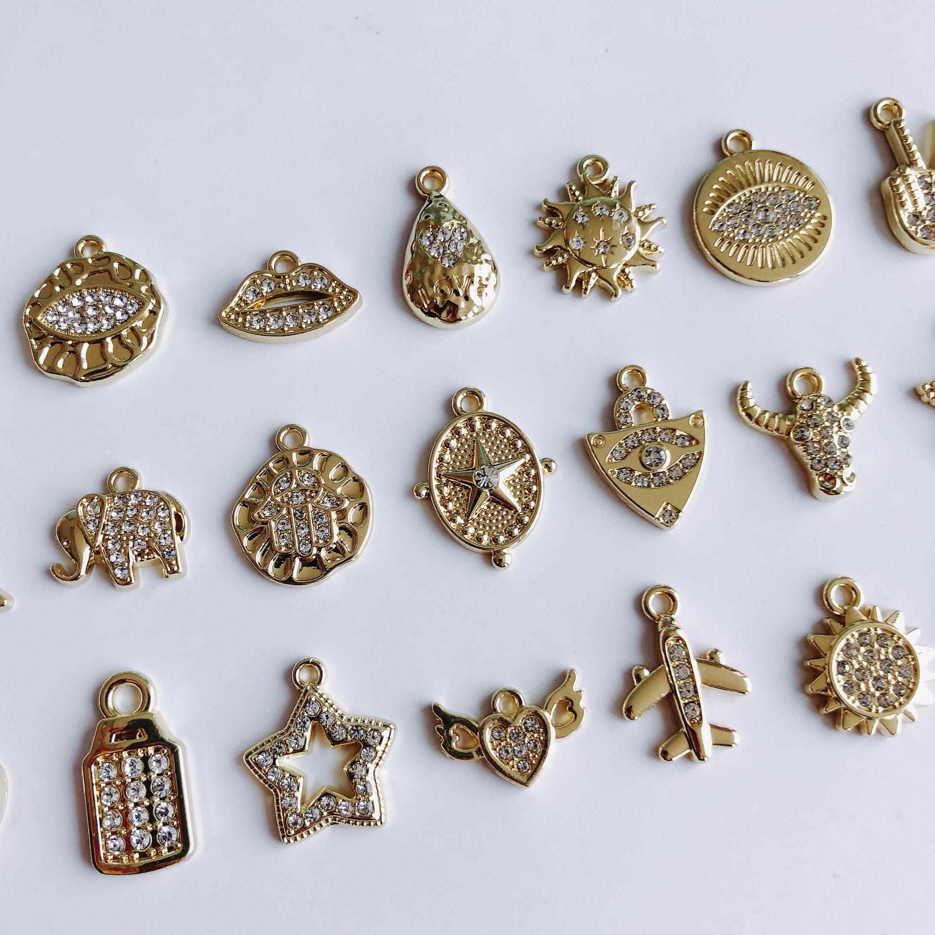 16g Weight Pendant Jewelry Making Type 14 * 12mm Jewelry Making Size Zircon Inlay Material DIY Jewelry Accessories Classification 10 PCS/Package Quantity Alloy Material Butterfly, Lock, Airplane Pattern All Seasons Season Inlay Design IG Style Style 10 PCS/Package 14 * 12mm Alloy Zircon Butterfly Lock Airplane Pendant 1