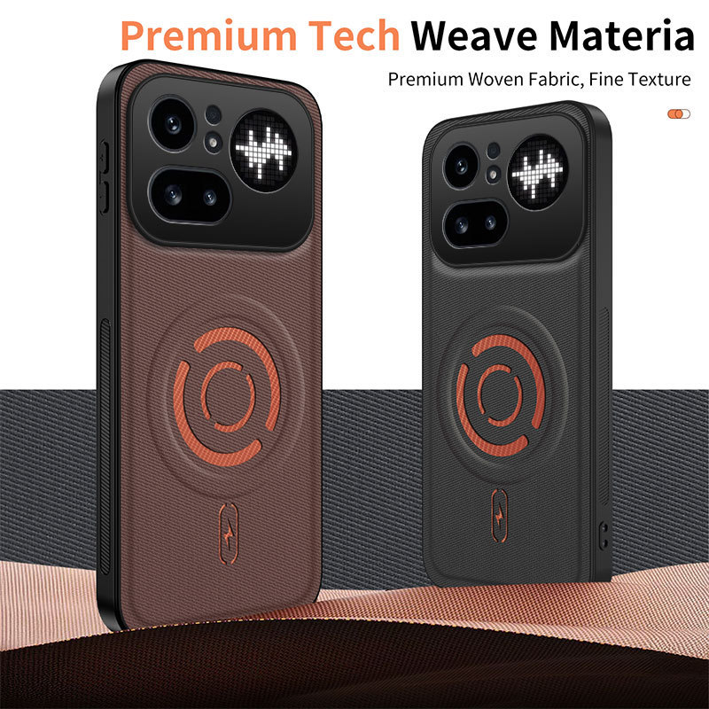 Suitable for Nothing Phone 4APro phone case, 4A technology leather texture magnetic business protective cover