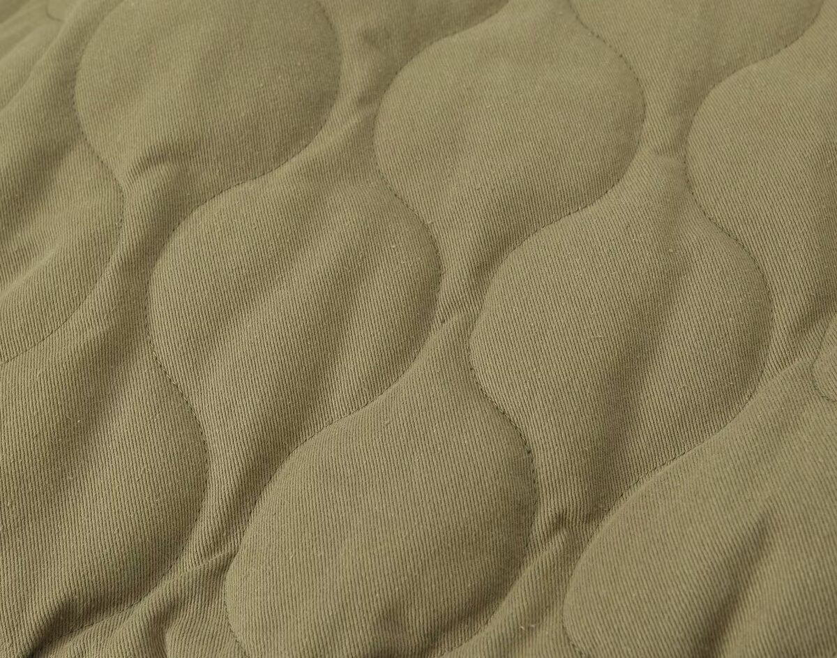 Damska kurtka z bawełny pilotka jesień/zima 2024 modna, luźna, sprana_voghion.com