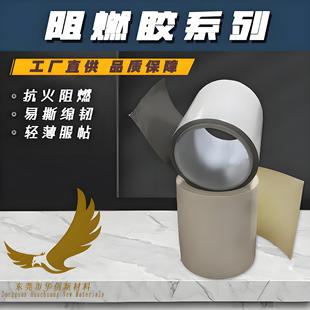 Tissue Paper Flame-Retardant Double-Sided Adhesive Custom Thermal Black and White Master Roll Fireproof Tape High Viscosity High Adhesion Fireproof