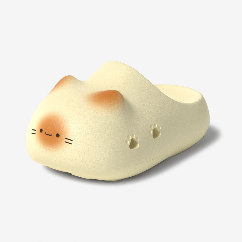 2026 New Cute Caramel-Colored Cat Paw Closed-Toe Shoes for Women, Waterproof with Arch Support, Suitable for Couples, Indoor and Outdoor Use 2026 New Cute Caramel-Colored Cat Paw Closed-Toe Shoes for Women, Waterproof with Arch Support, Suitable for Couples, Indoor and Outdoor Use