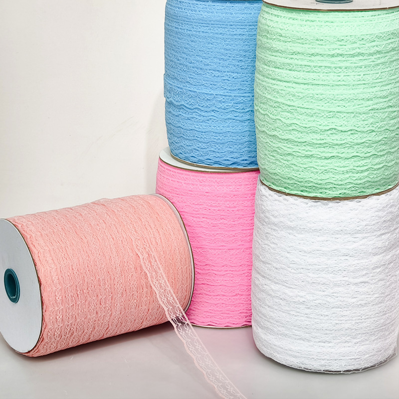 2cm Wide Single-Sided Lace Ribbon Clothing Accessories Cloth Strips Handmade DIY Flower Box Baking Cake Packaging Materials 2cm Wide Single-Sided Lace Ribbon Clothing Accessories Cloth Strips Handmade DIY Flower Box Baking Cake Packaging Materials