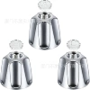 Electroplated 3 handles