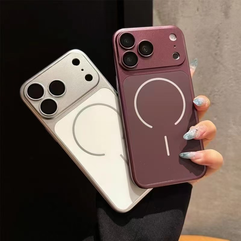 Large window design instantly transforms into a suitable case for iPhone 17 Pro Max, Apple 16 magnetic skin-feel full-cover anti-drop hard case