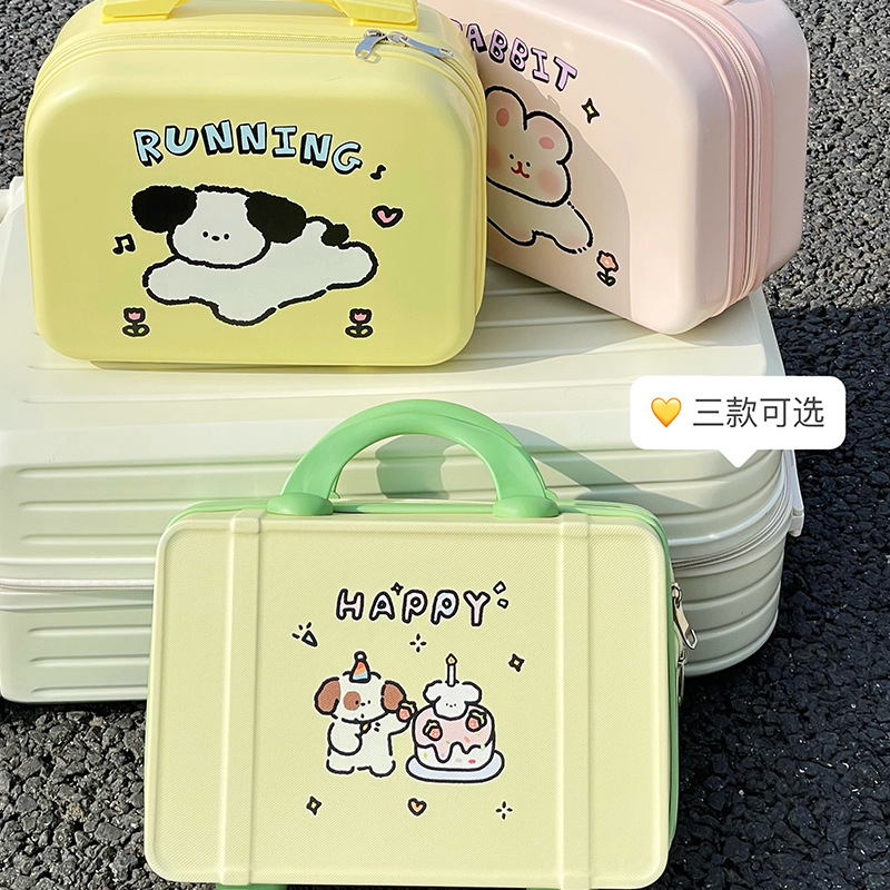 Original 2023 nueva bolsa de cosméticos de gran capacidad portátil de alto sentido caja de cosméticos de viaje ins caja de almacenamiento de maquillaje