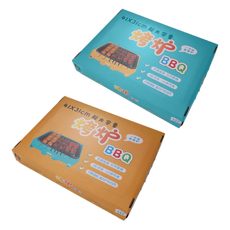 FUENTE fabricante de acero inoxidable horno desechable hogar libre de humo barbacoa parrilla al aire libre portátil barbacoa horno al por mayor