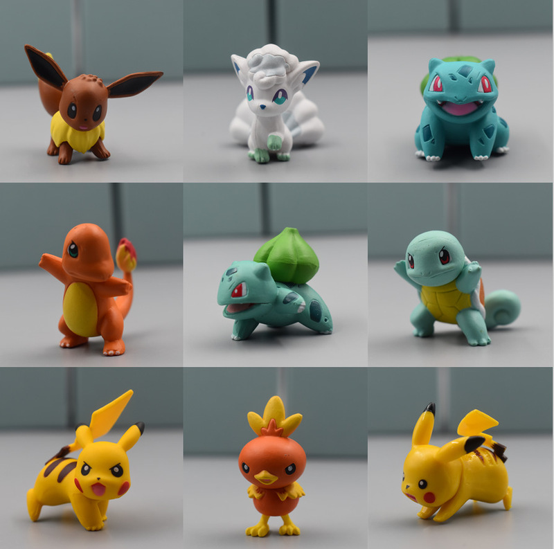 Anime Pokémon Ice Vulpix, Squirtle, Charmander, Pikachu - Multiple Designs Available