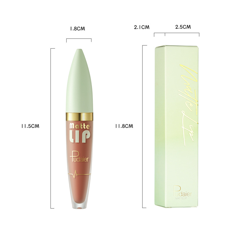 Matte Lip Gloss Liquid Lipstick European And American Velvet Bare Color Lip Gloss Lip Gloss_voghion.com