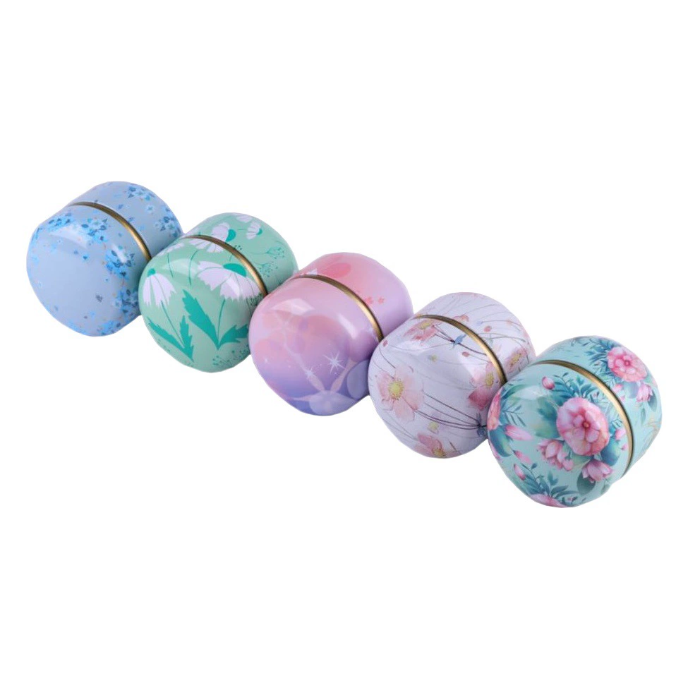 Маленький Горшок Чай Ароматизированный Чай Металлический Чайник Конфеты Горшок Чай Жесть Горшок Круглый Маленький Чайник Упаковочная Коробка