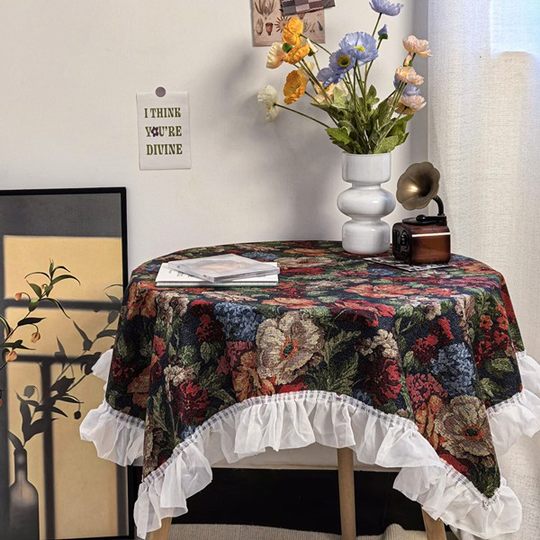 Factory wholesale tablecloth a generation of in stock French high retro table cloth tea table table mat sofa cover towel