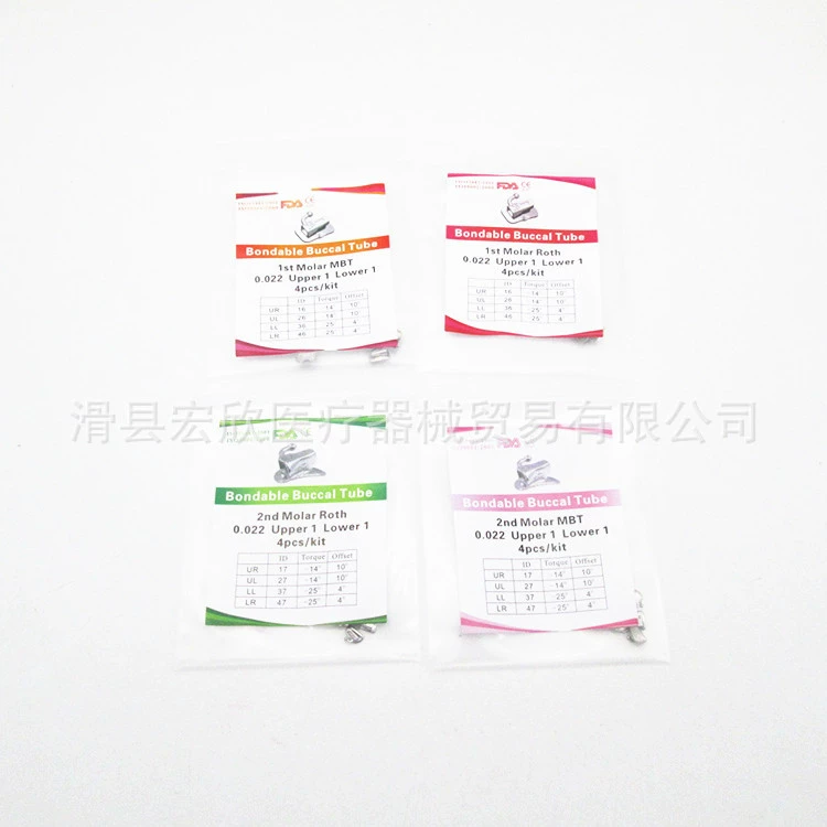 Стоматологическая щечная трубка прямая щечная трубка ROTH MBT 6 положение зубов 7 положение полости рта материал