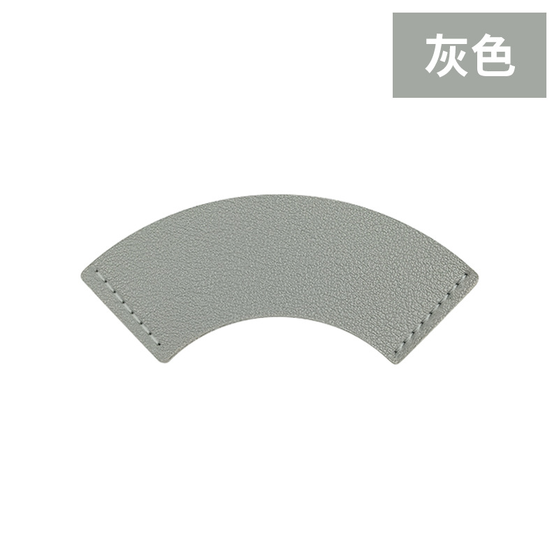 Cross-border en stock personalizable LOGO de cuero en forma de corazón marcador pegatinas amor marcador de cuero pu marcador pequeño lote al por mayor