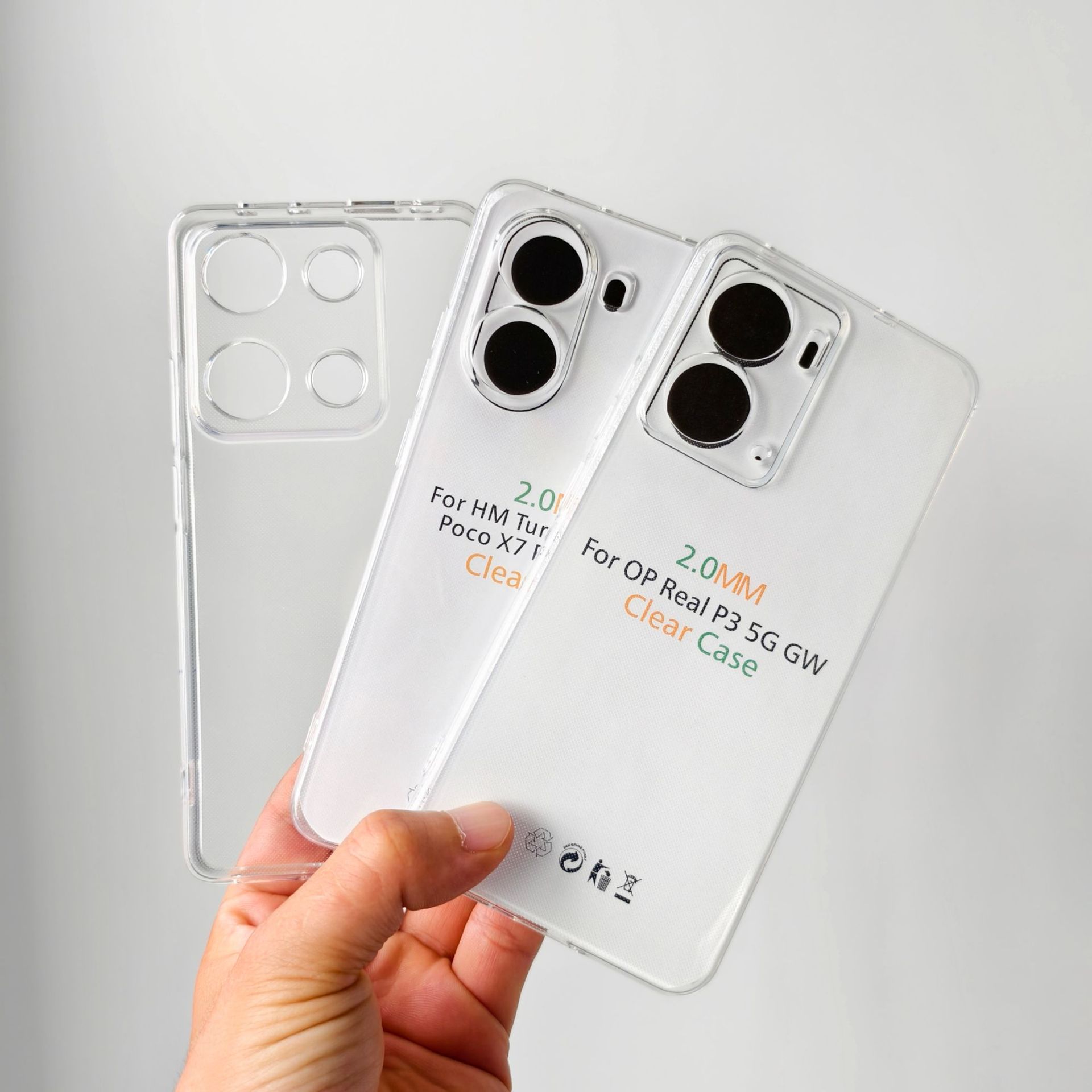 Suitable for Realme14Pro High Transparency 2.0mm Transparent Tpu Anti-Fall Mobile Phone Case 14X All-Inclusive Soft Shell Factory