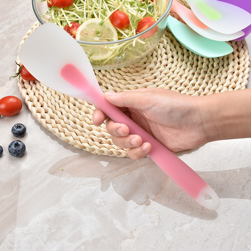 Silicone Scraper for Cakes and Cream, Home Baking Tool, Whisk and Scraping Knife, Wholesale Kitchen Utensils