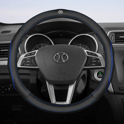 New Energy Eu5Ex Bisu T5 – Steering wheel - black-red-line-kunbao-logo-d-type