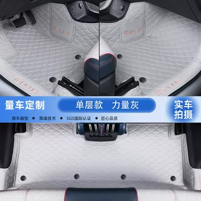 Universal Foot Pad Mat - single-layer-original-car-power-gray-model-22-24-bydyuan-plus