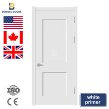 外贸出口 亚马逊畅销 室内装饰预装白底漆木门肖克门公寓别墅酒店