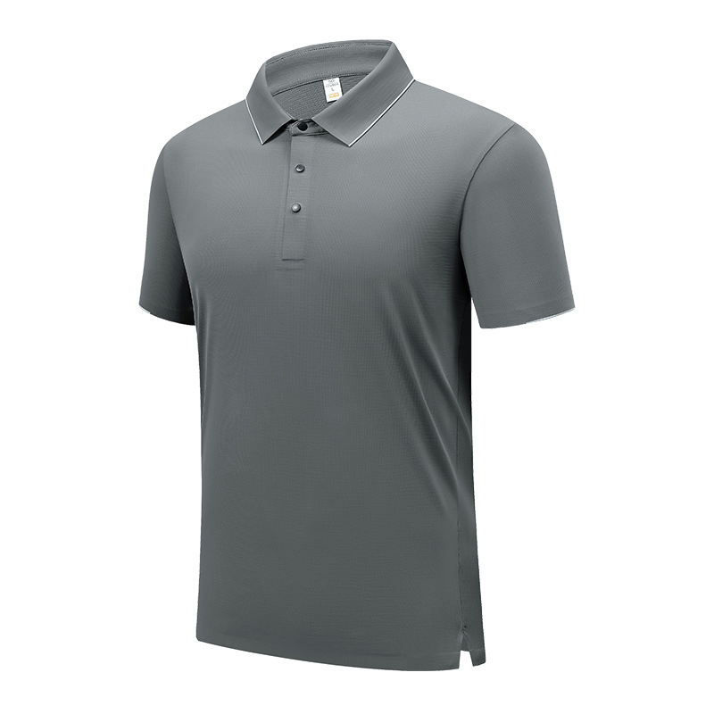 Sensación fresca que absorbe el sudor 5A camisa publicitaria de solapa antibacteriana camisa cultural ropa de trabajo Polo camiseta de secado rápido logotipo personalizado