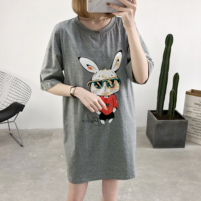 お出かけ用純綿授乳服、おしゃれなホットママ風マタニティTシャツ、春夏半袖ボトムスシャツ、授乳トップス、夏服|undefined