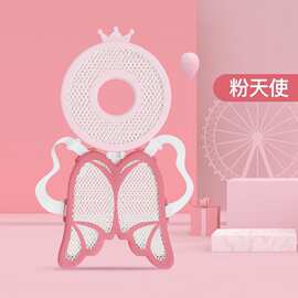 乐萱夏天透气宝宝防摔头部保护垫护头枕幼儿童学步学走赠横带纯棉