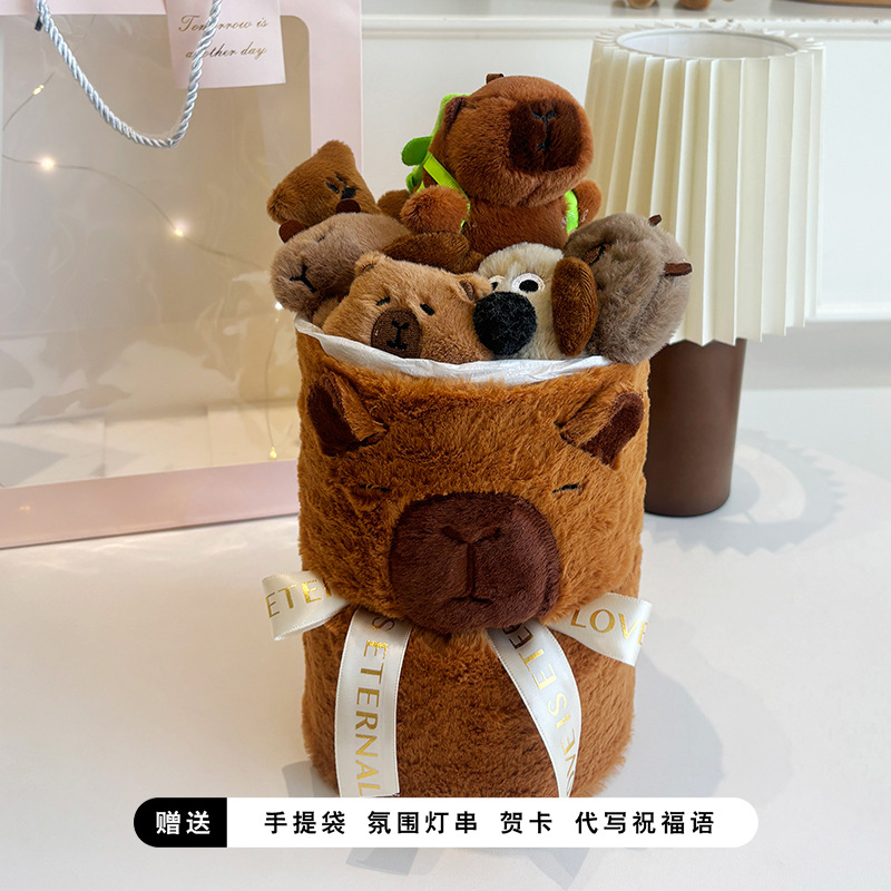 Regalo de Cumpleaños para el Día del Maestro, Temporada de Regreso a Clases, Ramo de Muñecas, Peluche de Kirby Strawberry Bear Kuromi Sanrio