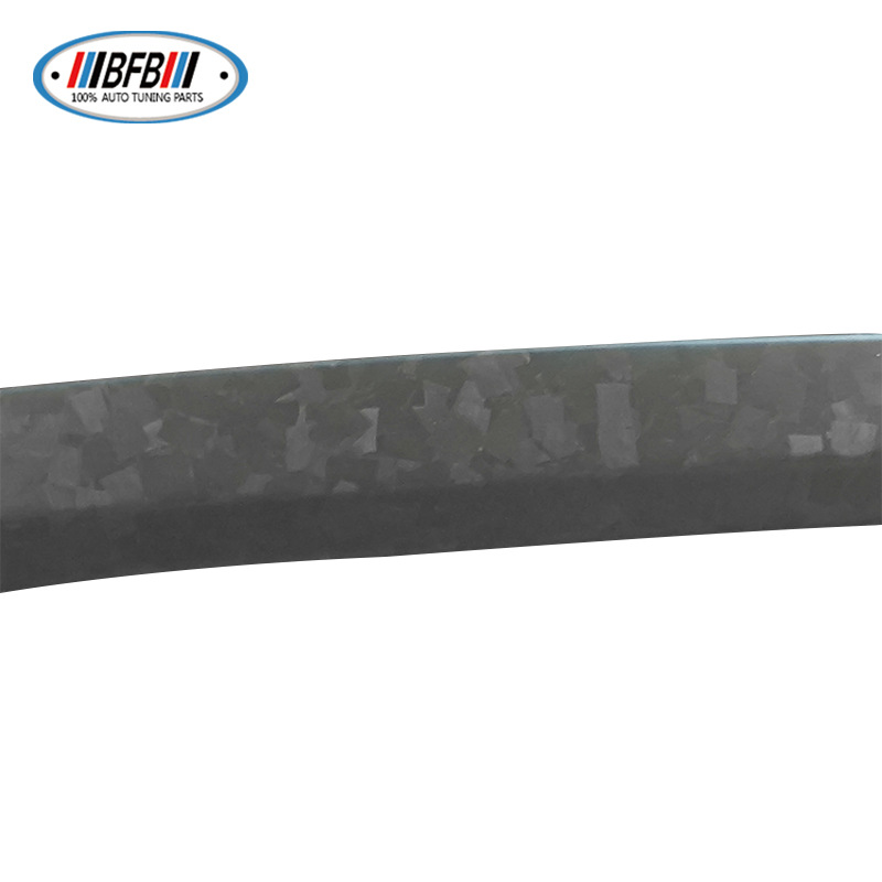 100% Real Carbon Fiber Forged Rear Trunk Trim Tailgate Strip Tail Door Trim for Tesla Model X - Rear Trunk Decoration Modification