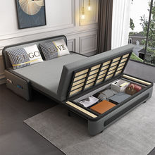 科技布沙发床两用一体免洗三防可折叠推拉简易双人小户型客厅书房