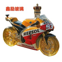 跨境摩托车造型威士忌酒瓶高硼硅工艺酒瓶 独立站新奇酒瓶