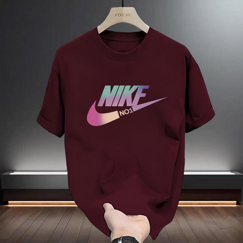 High-Quality Pure Cotton Short-Sleeved T-Shirt for Men 2026 Summer New Fashion Printed Trendy Brand Half-Sleeved T-Shirt Men's Clothing High-Quality Pure Cotton Short-Sleeved T-Shirt for Men 2026 Summer New Fashion Printed Trendy Brand Half-Sleeved T-Shirt Men's Clothing
