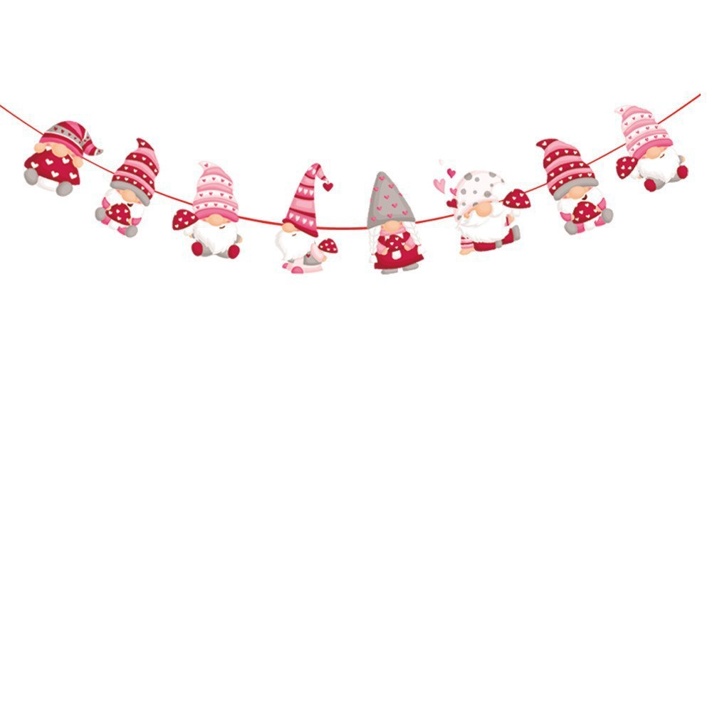 Decoraciones navideñas bandera navideña