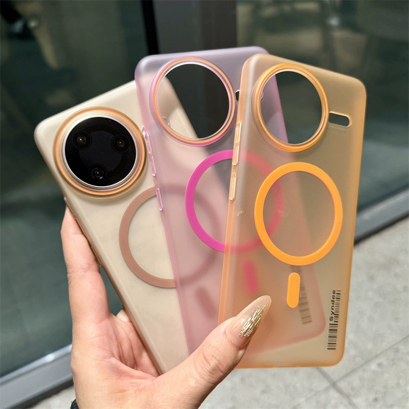 Матовый силиконовый чехол с магнитом для Redmi K80 Xiaomi 15 Ultra Redmi Note 14
